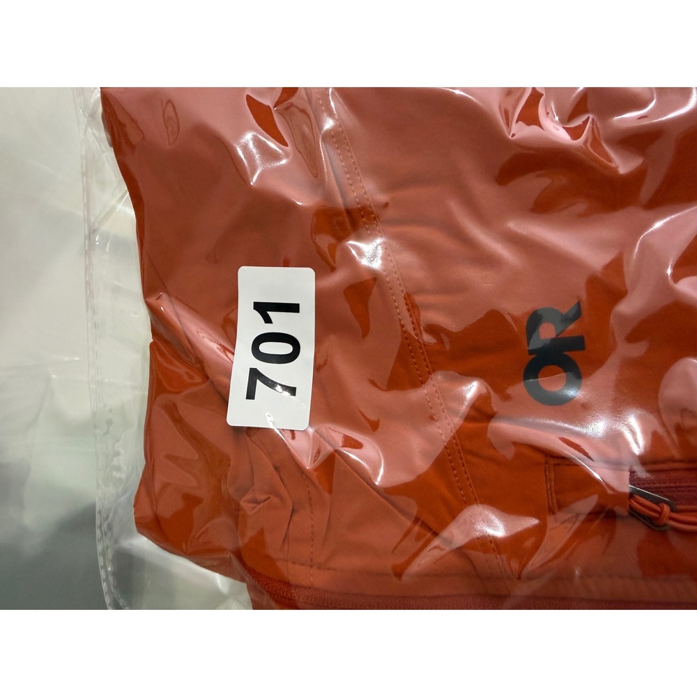 Outdoor Research Mens Large Orange Half Zip Hooded Softshell Breathable Jacket - Picture 10 of 10